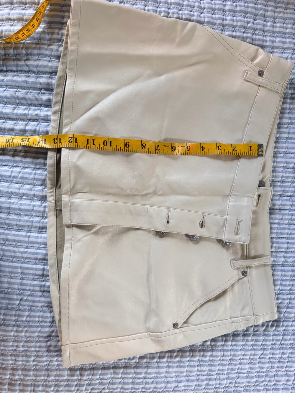 We The Free Cream Flat-Front woman Skirt 29